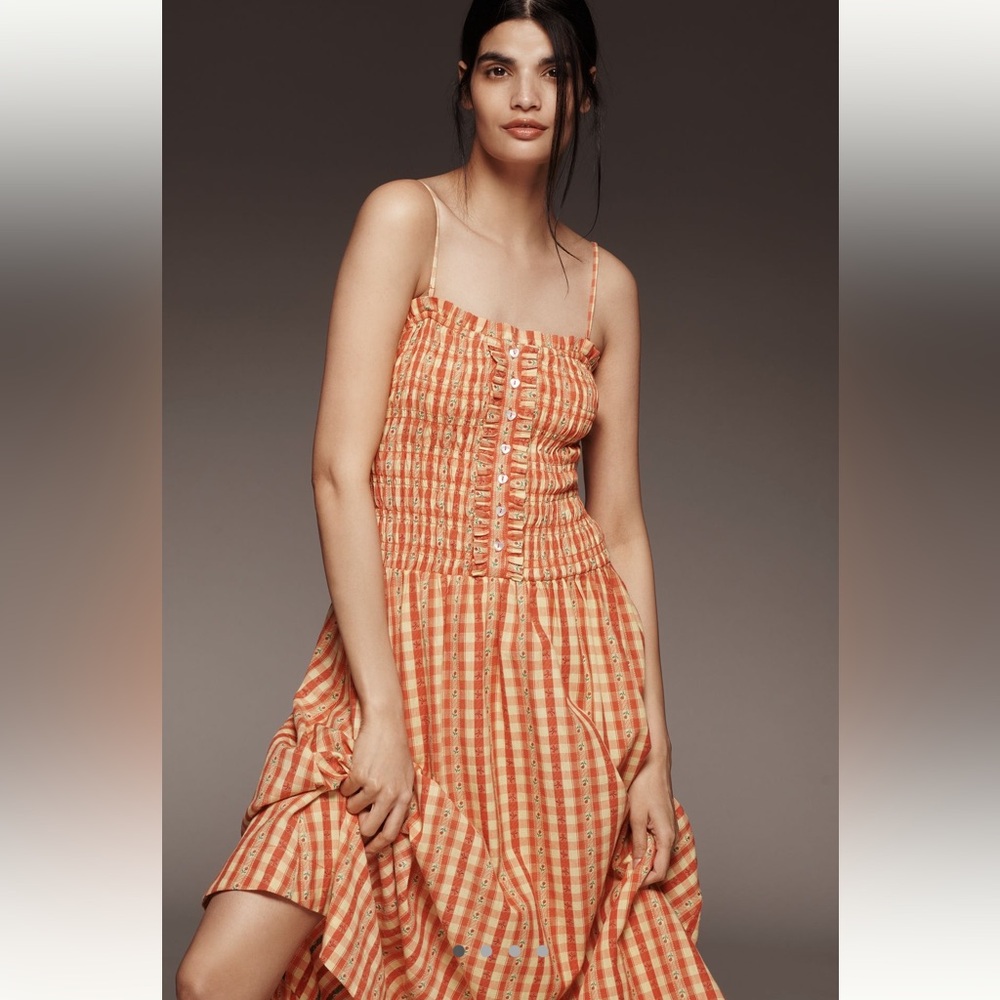 Damson Madder gingham dress